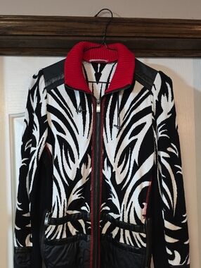 TUZZI Jacket with Red Trim